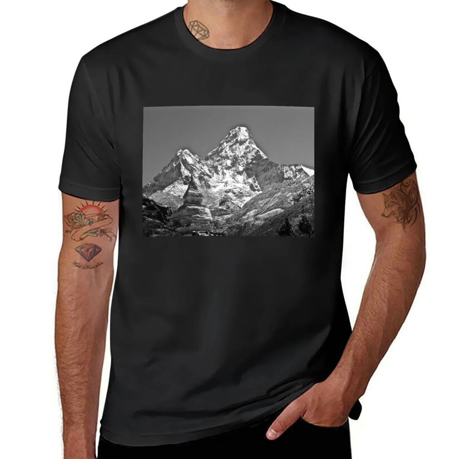 Ama Dablam T-Shirt customs aesthetic clothes oversized heavyweights t shirts for men pack