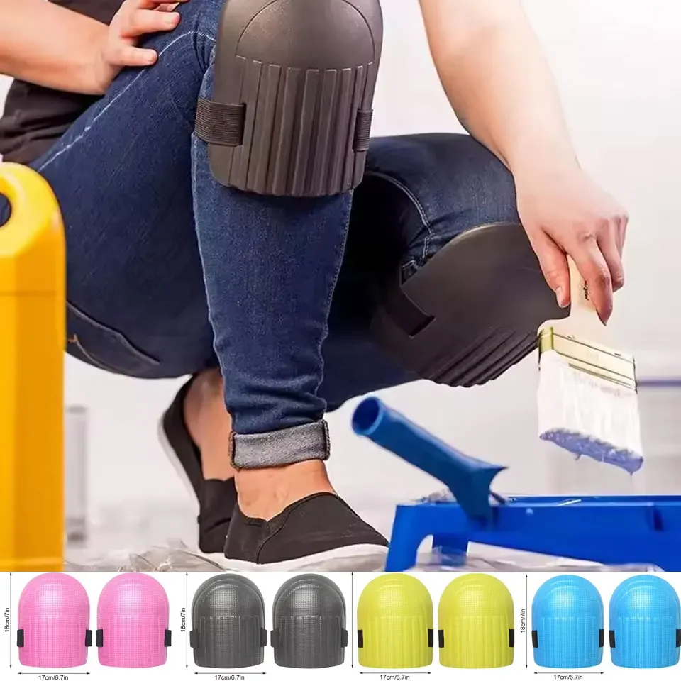 2Pcs EVA Foam Knee Pad Protective Working Soft Padding Workplace Safety Self Protection Sport Kneepad for Gardening Cleaning