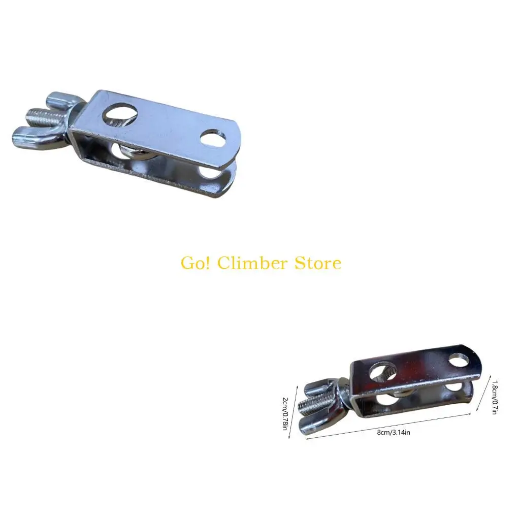 Q84C Adjustable Metal Drum Hardware Mounting Bracket with U Shaped Clamp Structure for Drum Hardware Position Control and