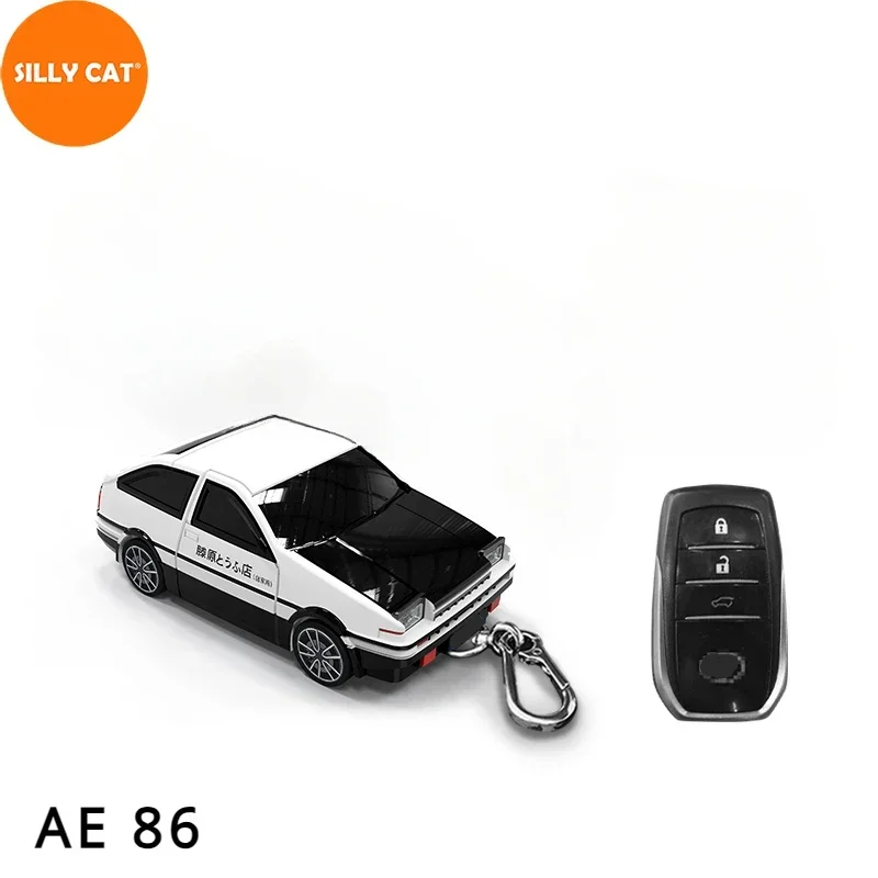 Car Shape Model Car Key Fob Case Cover Suit For TOYOTA AE86 COROLLA RAV4 CAMRY PRADO LAND CRUISER ALPHARD CROWN Key Fob Cover