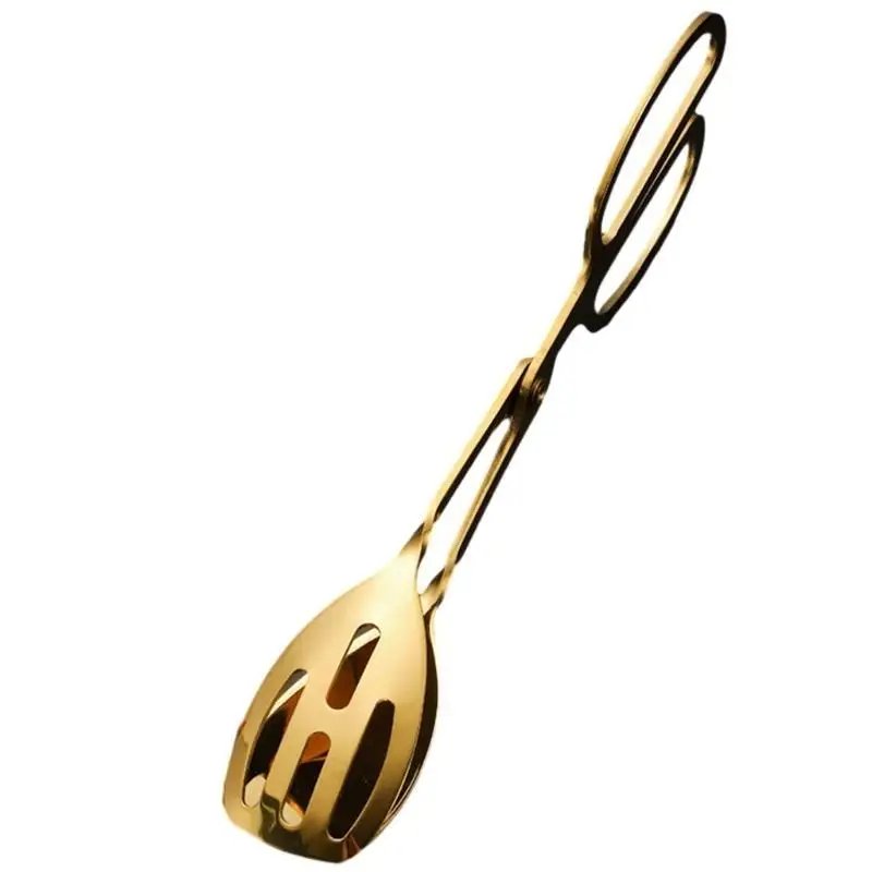 

E8BD Convenient Bread Tongs Stainless Steel Buffet Tongs Cooking Tool for Barbecue