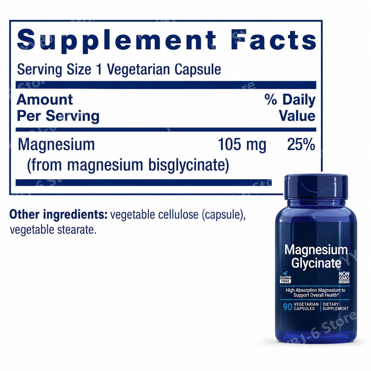 Kalp, Kemik, Sinir ve Kas Dest - Magnesium Glycinate Capsule incelemesi ve fiyatı