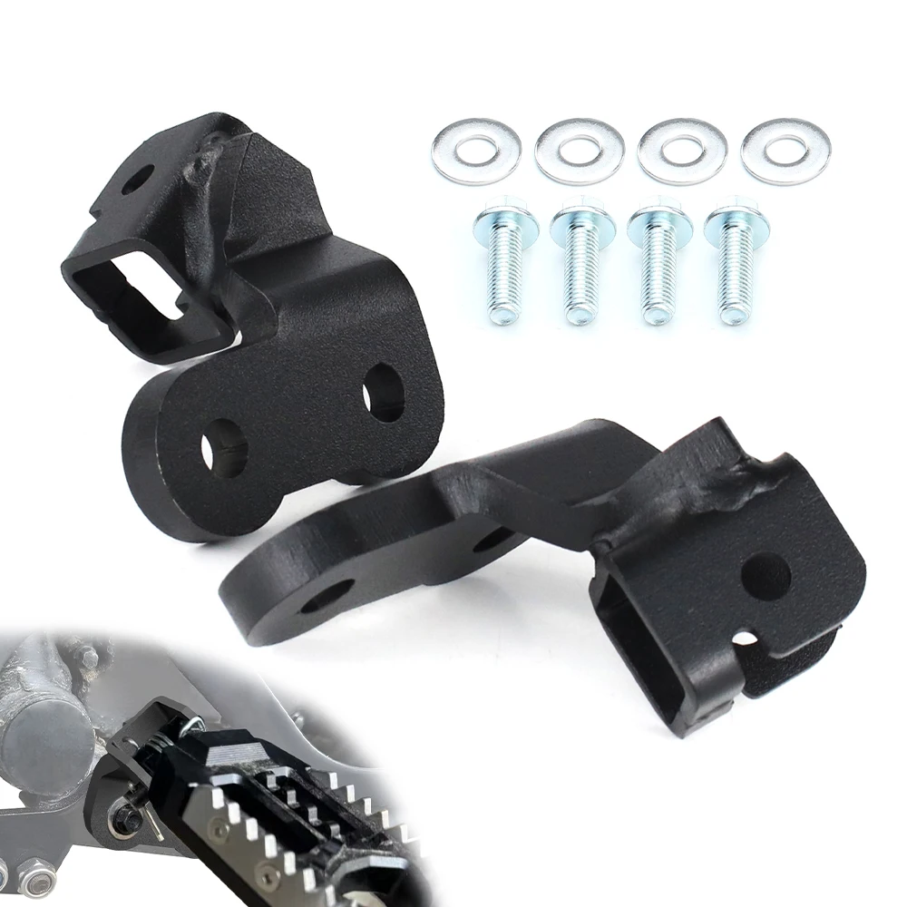 

Fit For KAWASAKI KLR650 2022 2023 2024 KLR 650 Motorcycle Accessories Footpeg Lowering Mounts Foot Peg Lowering Brackets Kit