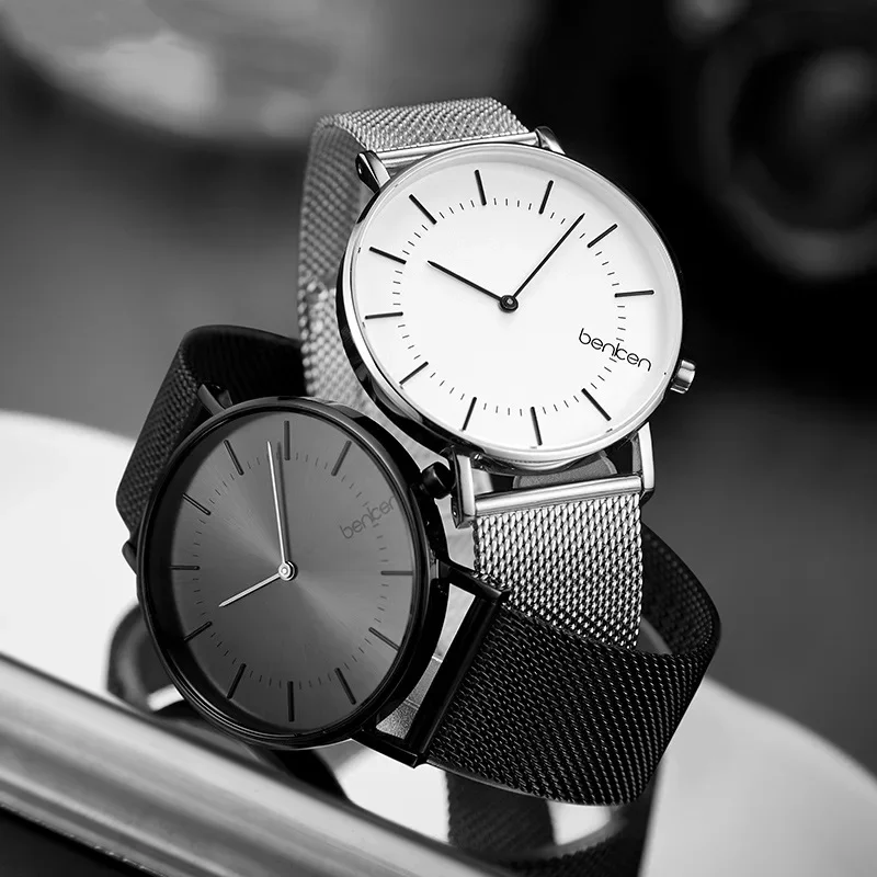 2025 Orologio da uomo ultrasottile Studente maschile Moda Semplice tendenza al quarzo Nuovo orologio da uomo impermeabile