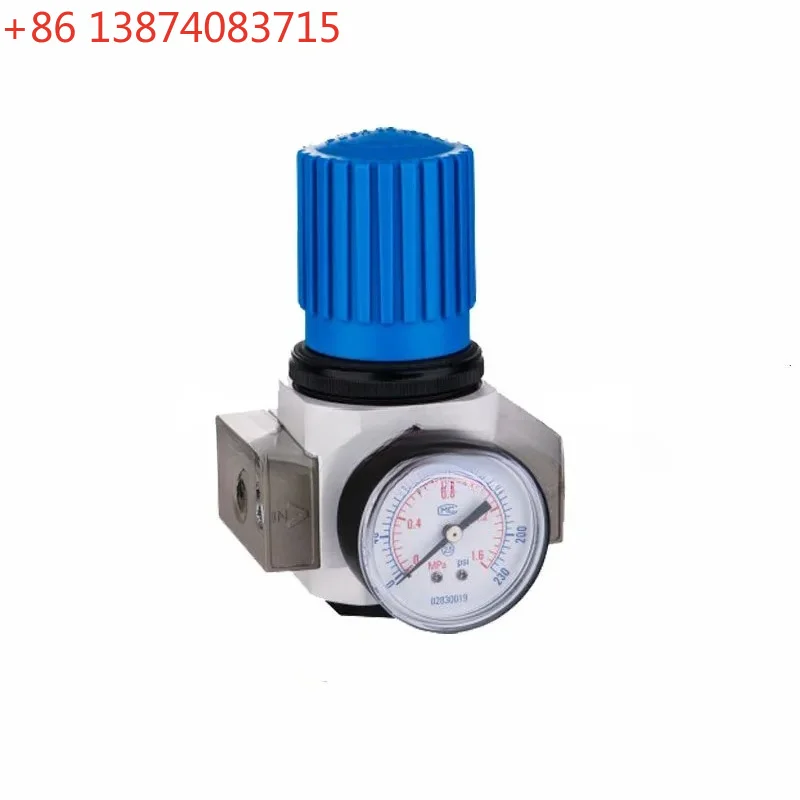 

High quality Pneumatic air pressure regulator 1/8 1/4 3/8 inch MINI type with pressure gauge air source treatment units
