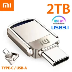 Xiaomi-memoria USB portátil para teléfono móvil, disco U de 2TB, 1TB, interfaz USB 3,1 tipo C, 256GB, 128GB, 512GB, transmisión recíproca