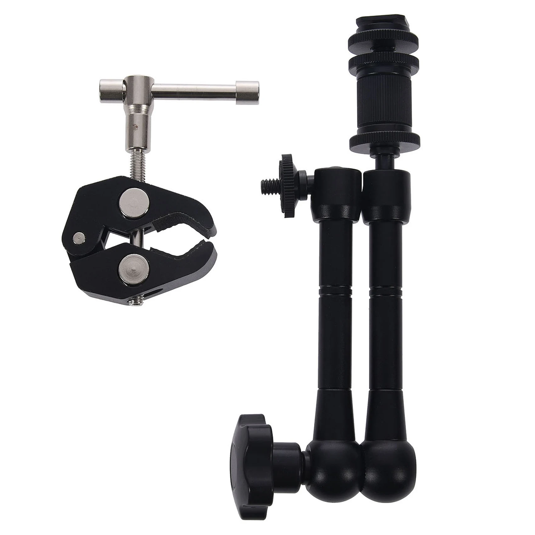 【CARNIVAL】2X Super Clamp + 11 Inch Magic Articule Supplemental Aluminum 11-Inch Magic Articulates