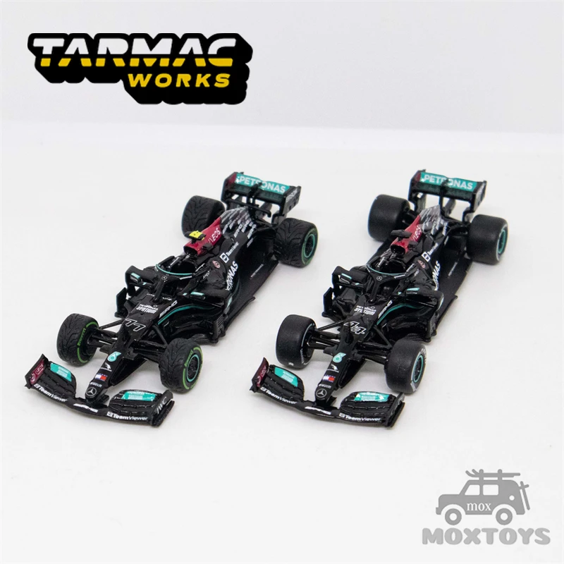 Tarmac Works 1:64 2021 F1 MB W12 E Performance L.Hamilton /V.Bottas  Model Car