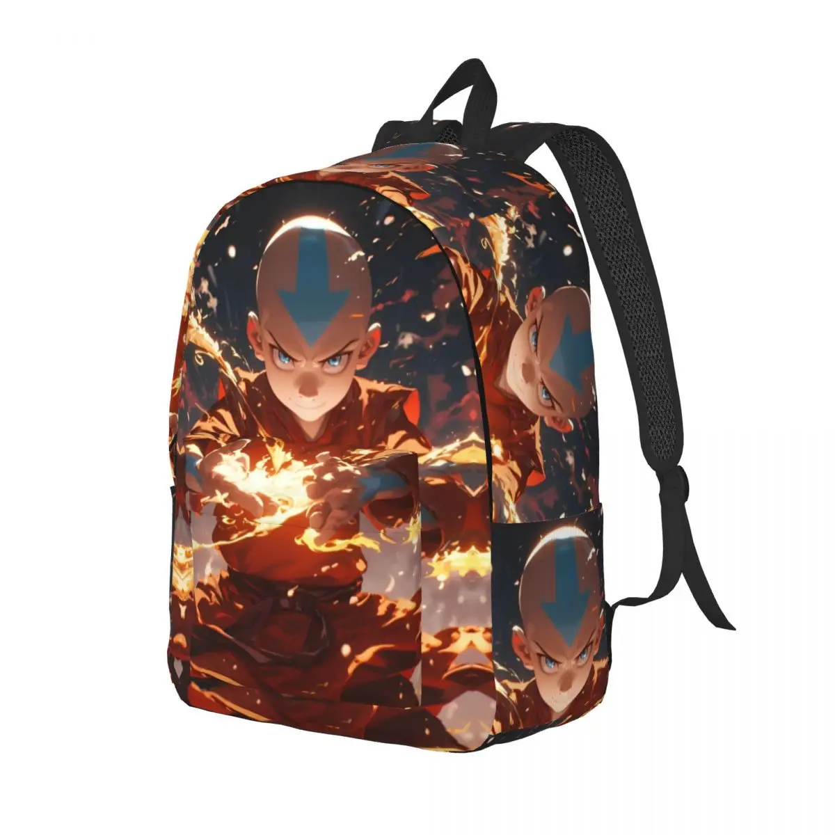 Avatar Fan Art mochila para estudiantes de secundaria, bolsa de lona para adolescentes, regalo para el día