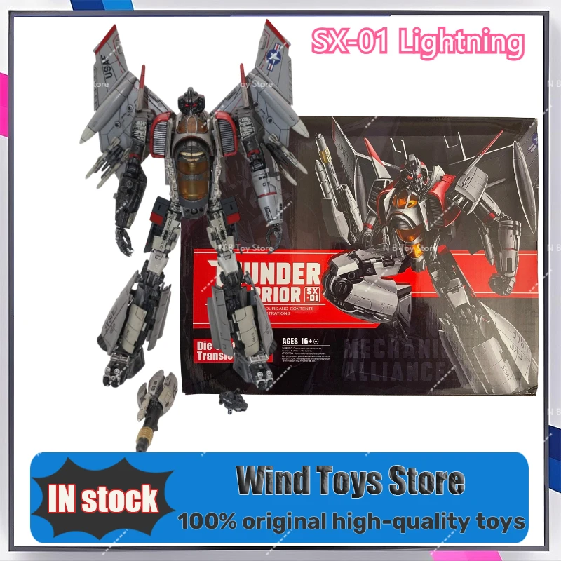 

IN STOCK 2025 New Transformation Toys Thunder Warrior Robot Lightning SX01 Blitzwing Hornet Gaiden Starscream SX-01