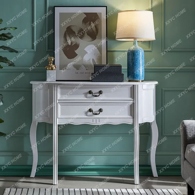 

YYY all solid wood, semi-round entrance hall, living room, simple corridor, aisle against the wall, curved decorative