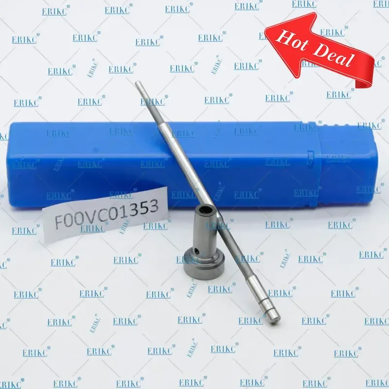 ERIKC F00VC01353 Injector Spare Parts Valve F00V C01 353 Common Rail Injector Control Valve Assy F 00V C01 353 for 0 445 110 265