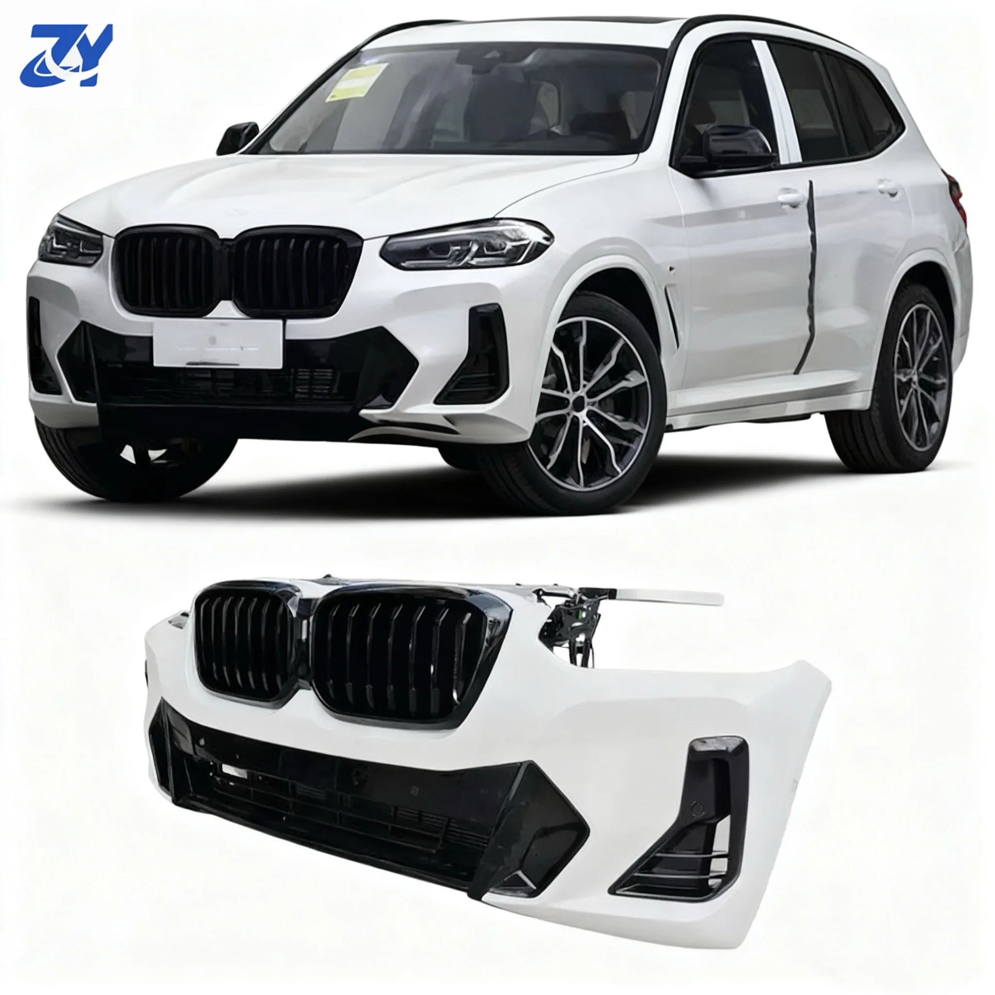 

Suitable for 22-23 X3 G01 G08 Front Mouth Head Mouth Front Bumper Original Factory Quality