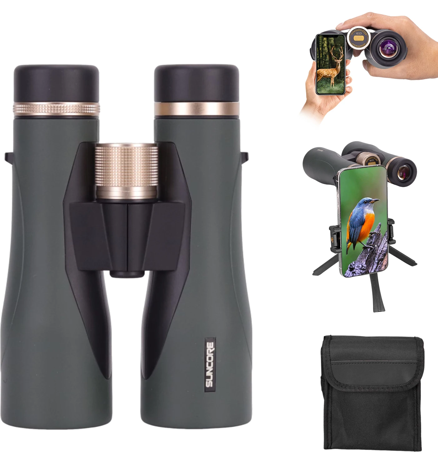 

Бинокль 12x50 HD, портативный, высокой мощности, для кемпинга и наблюдения за дикой природой 49.