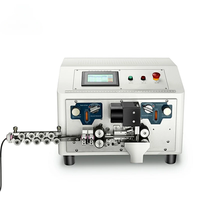 

Fully Automatic computer cable wire cutting stripping machine USB data cable manufacturing machine