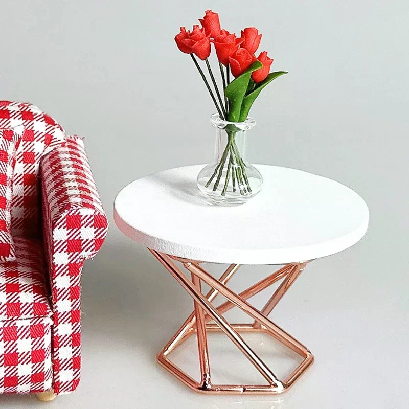 1:12 Dollhouse Miniatuur Salontafel Theetafel Bijzettafel Meubels Home Model Decor Speelgoed Poppenhuis Accessoires