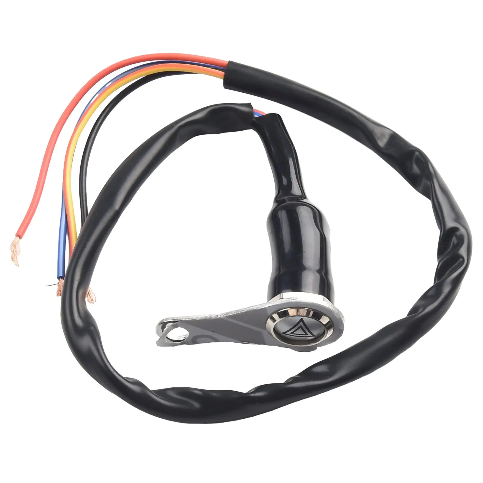 

Motorcycle Switch ON+OFF Handlebar Mount Push Button 12V Work Light For Headlight Fog Light Spotlight Head Light