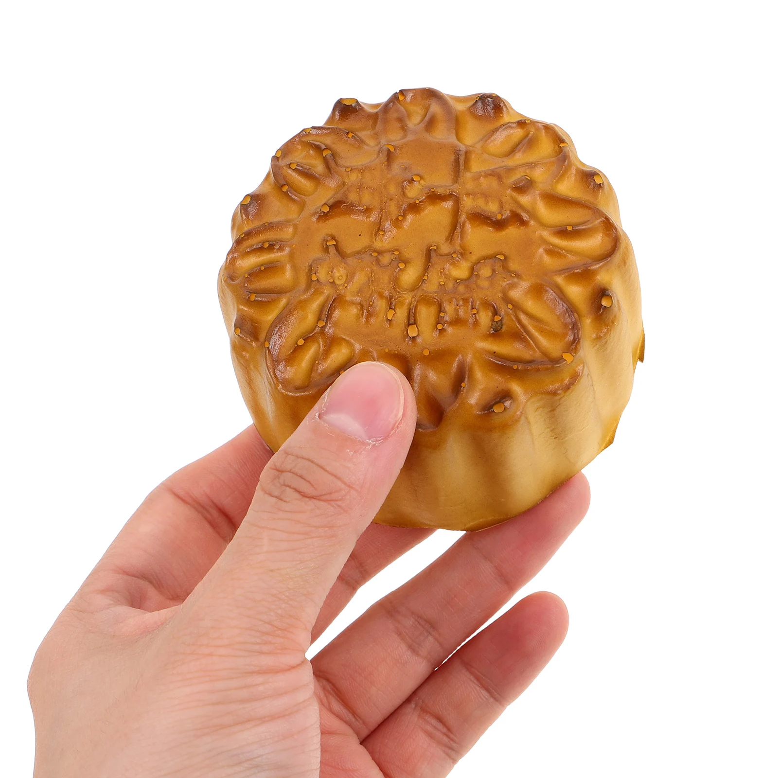 

4 Pcs Artificial Mooncakes Realistic PU Elastic Aromatic Display Home Decoration Festive Gifts Mini Cakes Montessori Toys