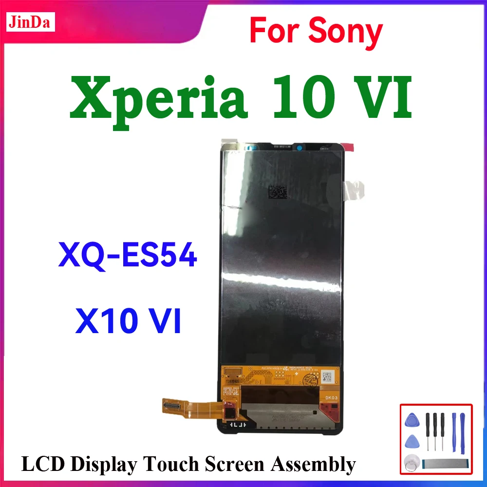 Pantalla LCD Original de 6,1 pulgadas para Sony Xperia 10 VI XQ-ES54, montaje de digitalizador con pantalla táctil para Sony X10 VI, repuesto LCD