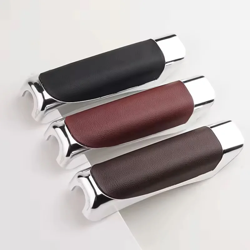 Universal Car HandBrake Cover PU Leather Handbrake Guard Case Gear Shift Protector Decoration Car Interior Accessories