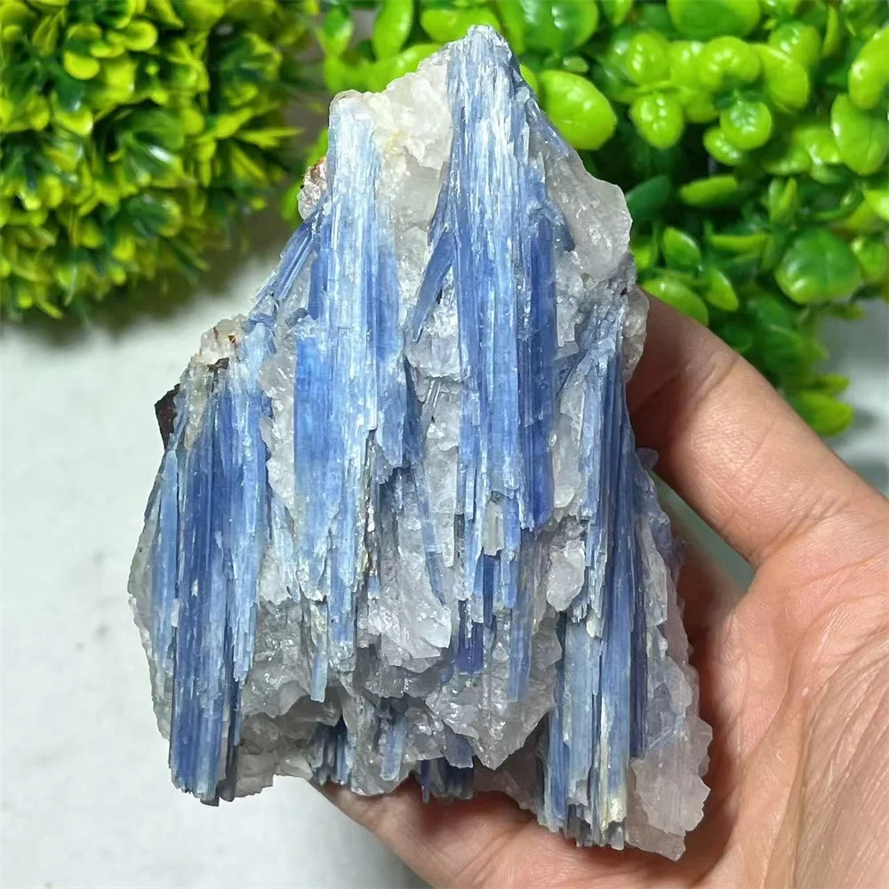 Cristal de Cianita Azul Natural, Espécimen de Piedra Preciosa, Cuarzo en Bruto, Chip de Cuarzo, Wicca, Espiritual, Calcita, Coleccionable, Decoración para el Hogar, Sanación