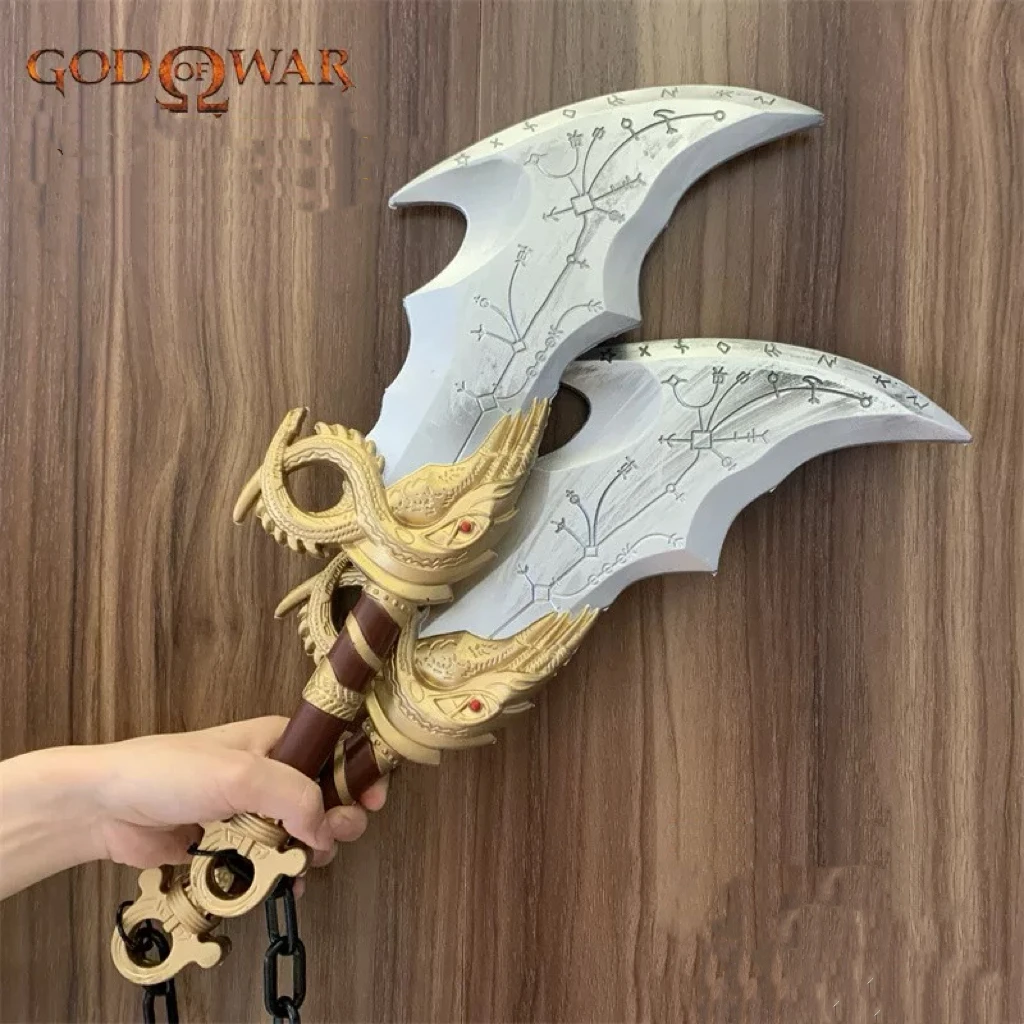 45 cm Bıçakları Athena Silah God of War Thor Kratos Çekiç Oyunu Pu Malzeme Katana Kılıç Samuray Noel Hediyesi Oyuncak Çocuklar