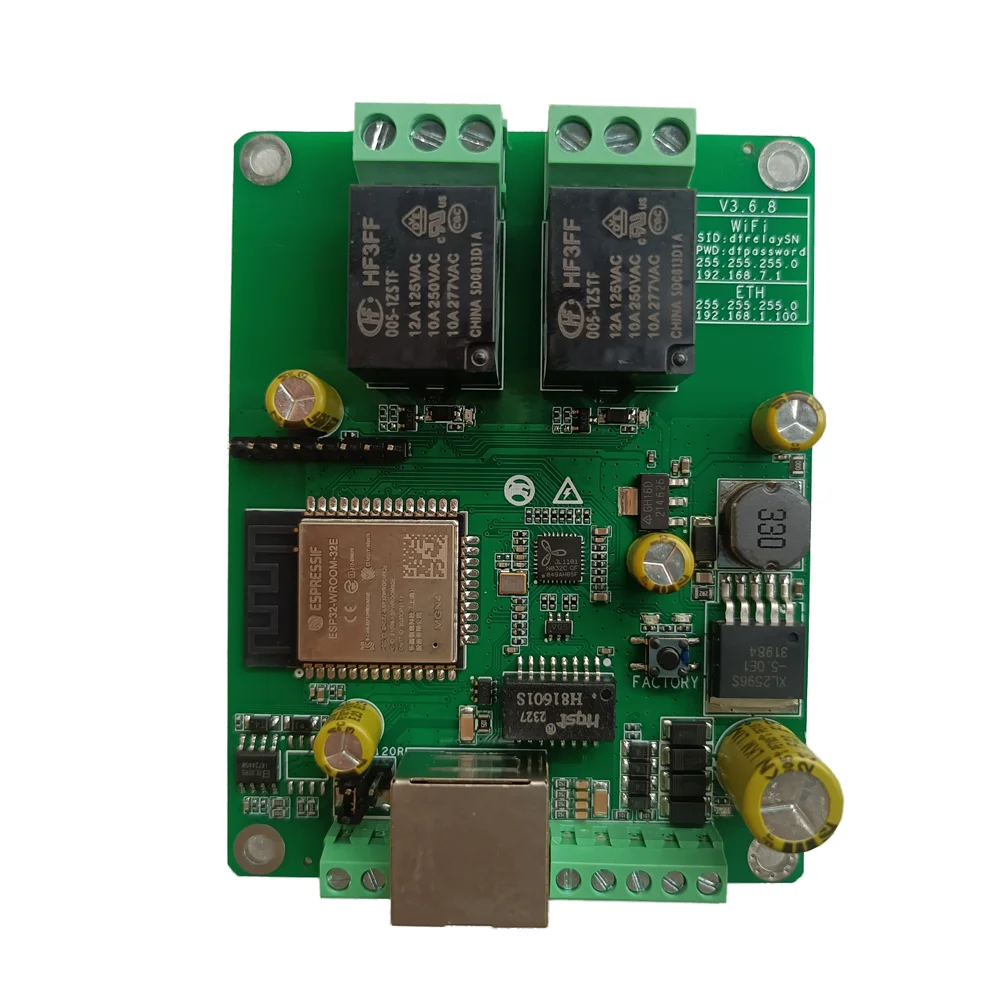 Placa de módulo de relé ESP32, asistente de hogar, HTTP, Modbus, MQTT, Domoticz, openHAB