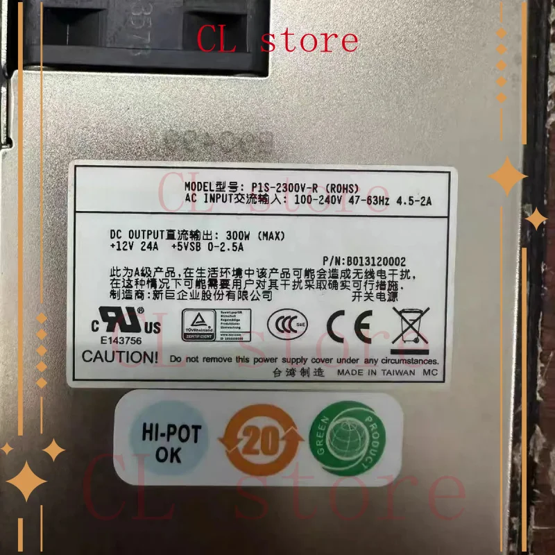

Модуль питания P1S-2300V-R, номинальная мощность 300 Вт, разобранные детали, новое качество, резервный серверный источник питания