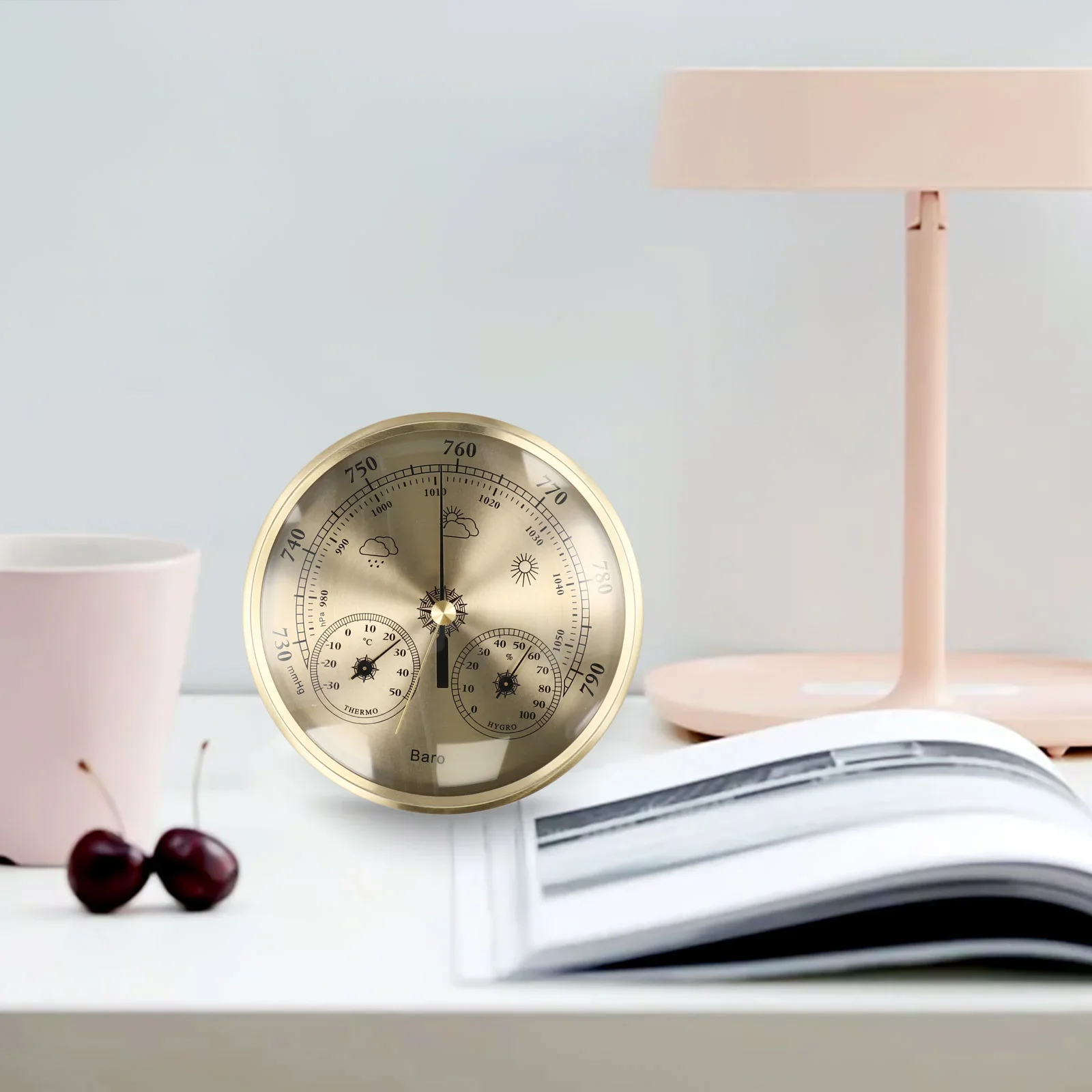 

For Home Use Mechanical Weather Station Home Weather Forecast Instrument Mechanical Movement No Batteries Required