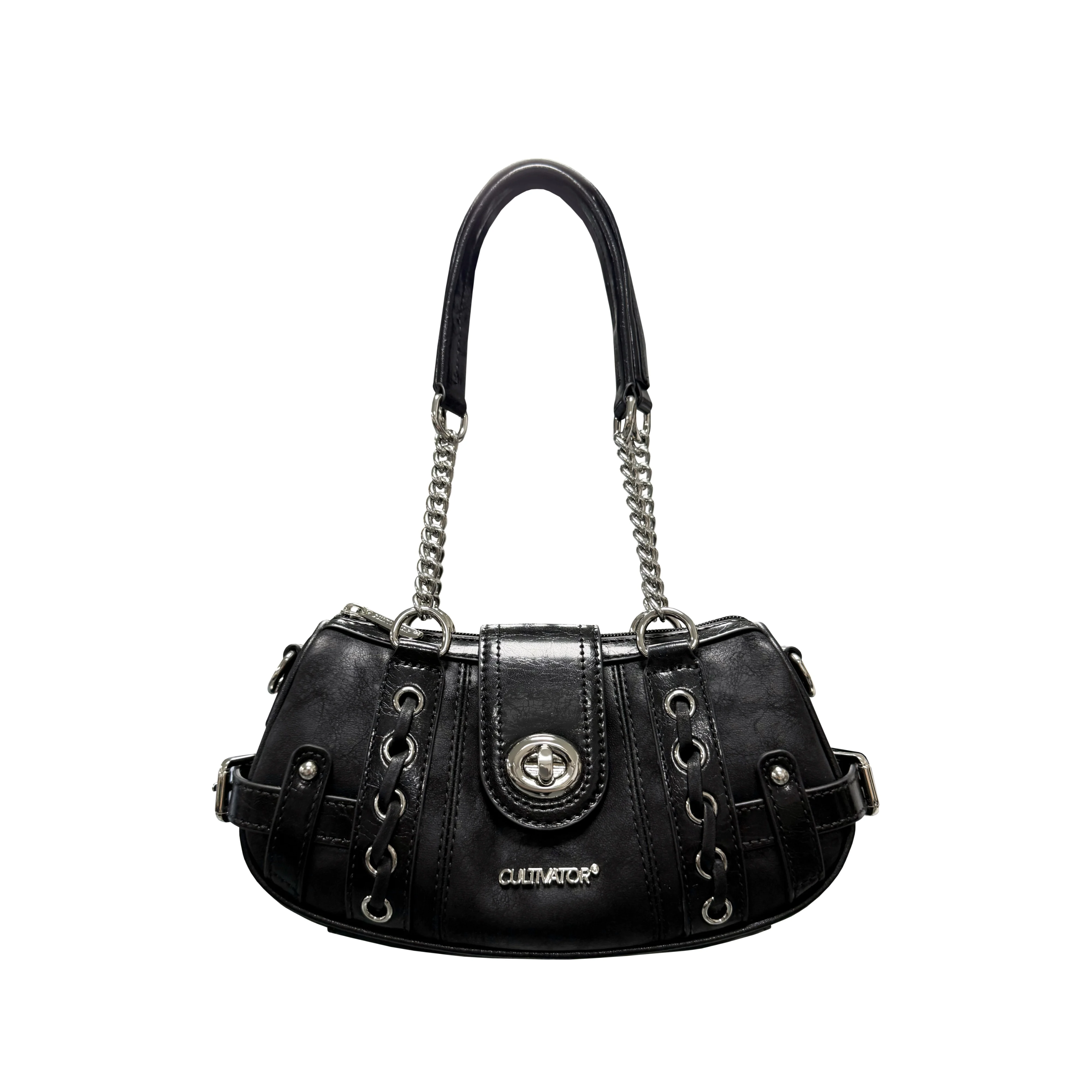 Original niche Millennium Spice Girl splicing chain portable shoulder crossbody armpit bag 2025 summer new