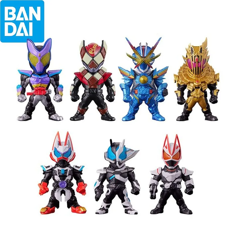 Bandai Genuine Kamen Rider Figure Toys CONVERGE 29 Anime Shokugan Gotchard Ziin Valen Geats Model Decoration Creative Gifts