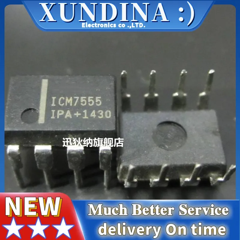 10PCS/LOT ICM7555IPA ICM7555 DIP-8 new and original IC