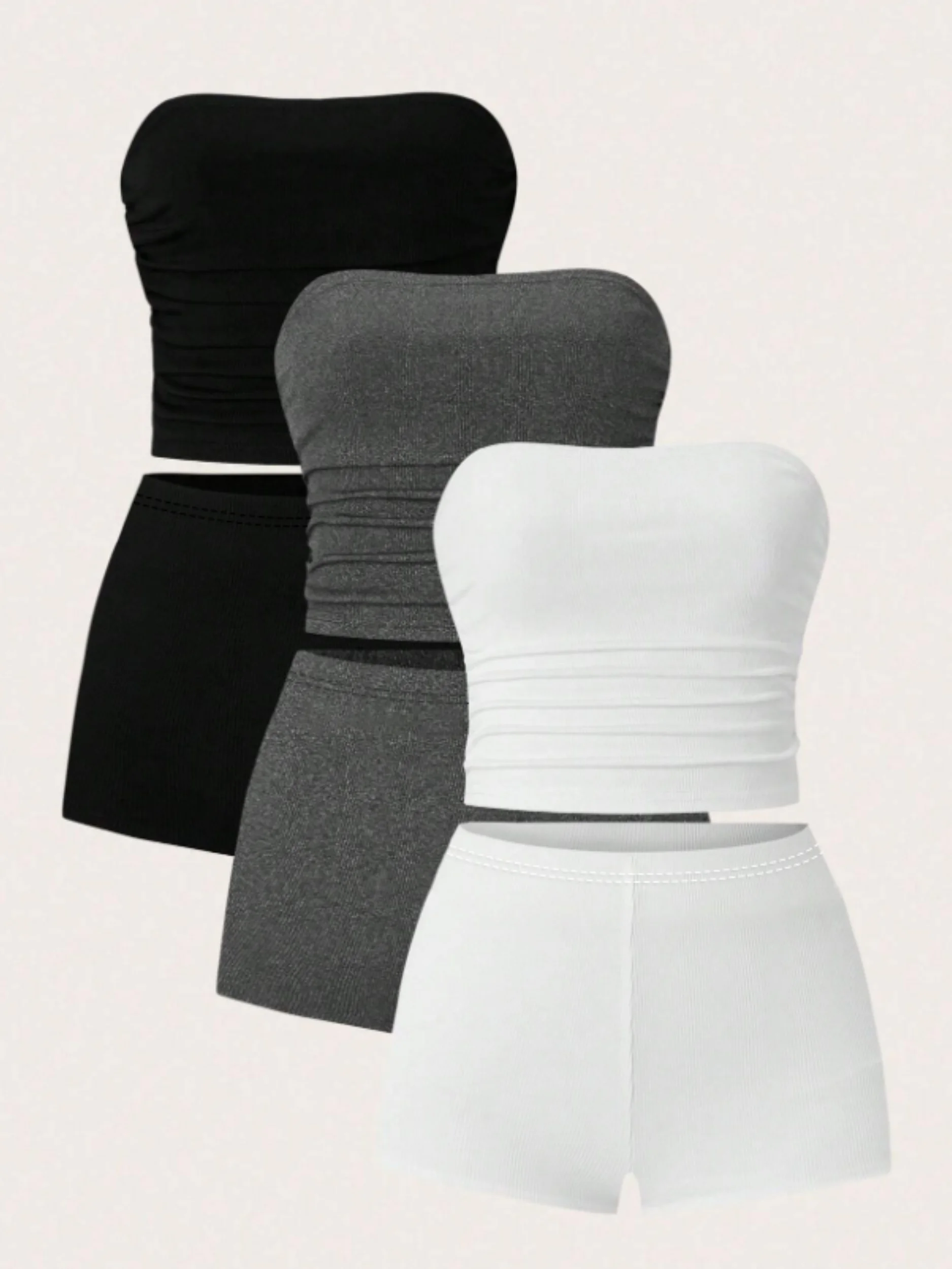 Lente- en zomermodetrend Multifunctionele damesset - Driedelige set