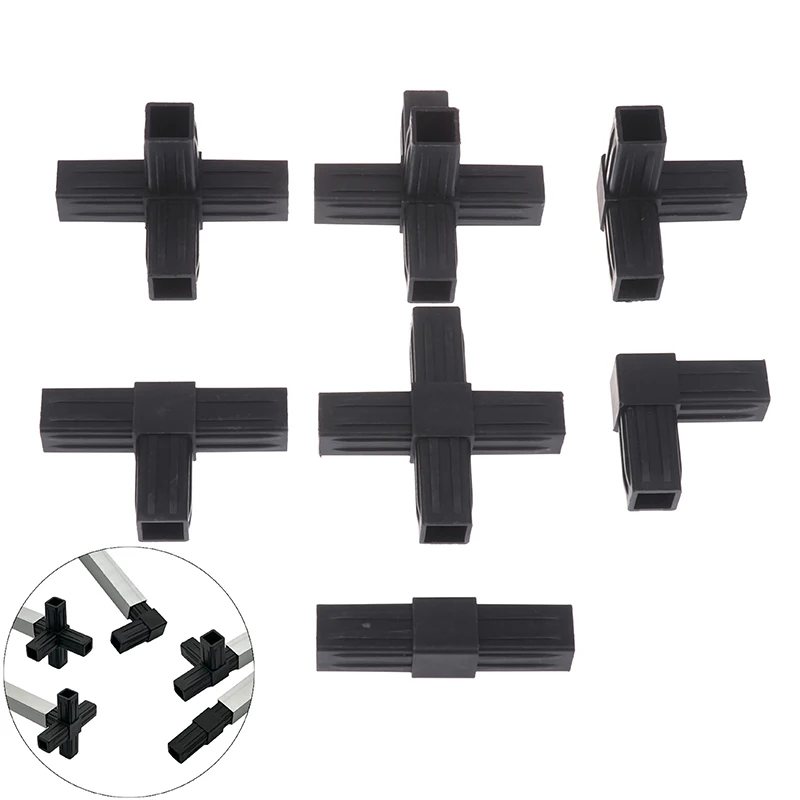 20MM 2/3/4-/5-way Cross Square Pipe Fittings 20X20Pipe Angle Code Hexagonal Through Plastic Fittings ABS Connector