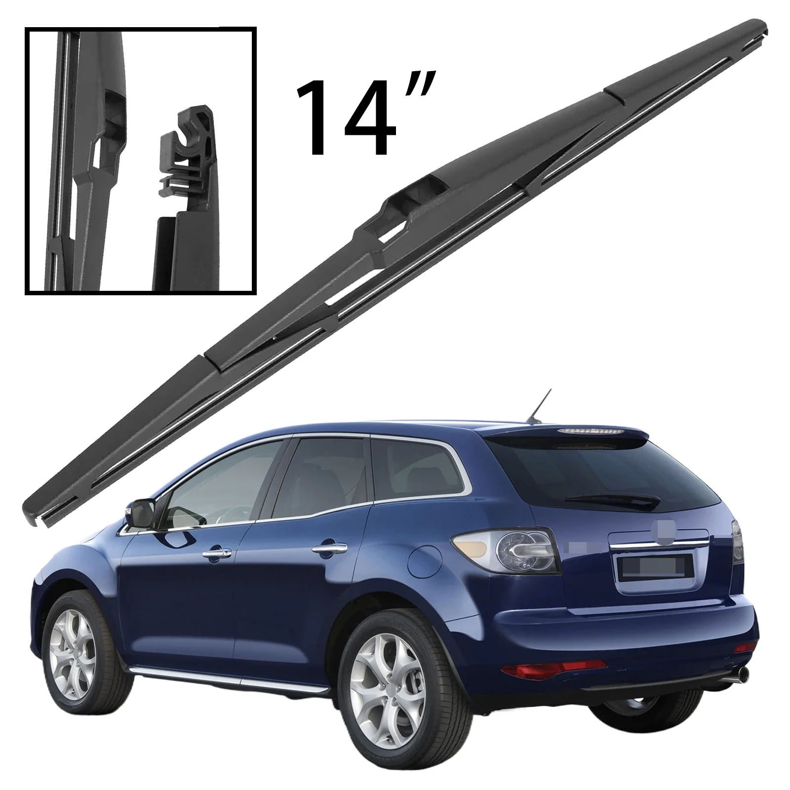 

14" Rear Windshield Windscreen Washer Wiper Blade For Mazda CX-7 CX7 2007-2013 Car Accessories Accsesories