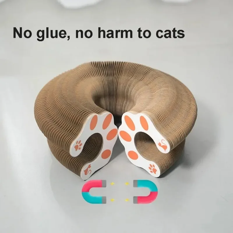 Cat Accordion Magic Organ Cat Scratching Board Cat Toy Ball Scratch Pad Cat Scratcher Kitty Kurlz Cat Toy image 3