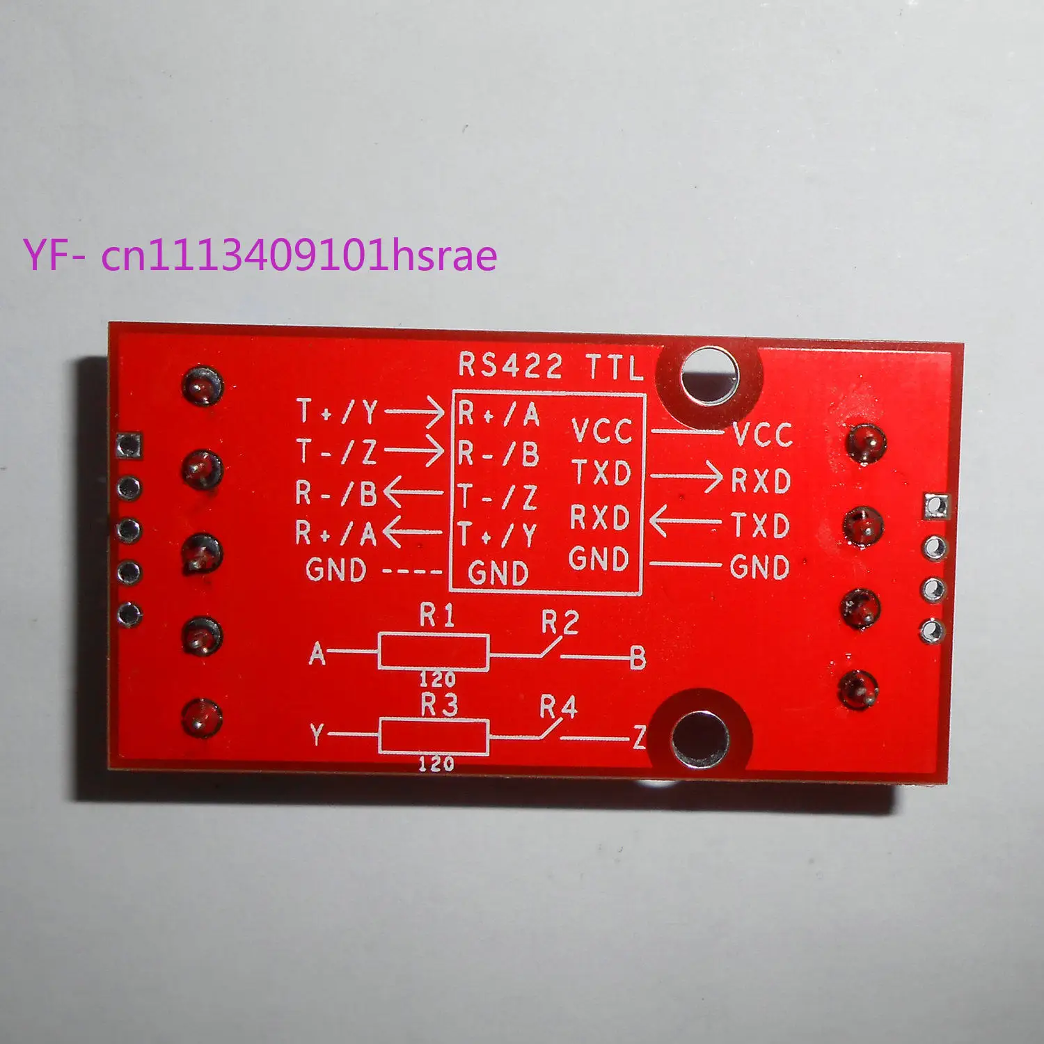 3.3V TTL to RS422 Bidirectional Module, Full Duplex Serial Converter, UART Adapter for MCU, SP/MAX3490 Chip
