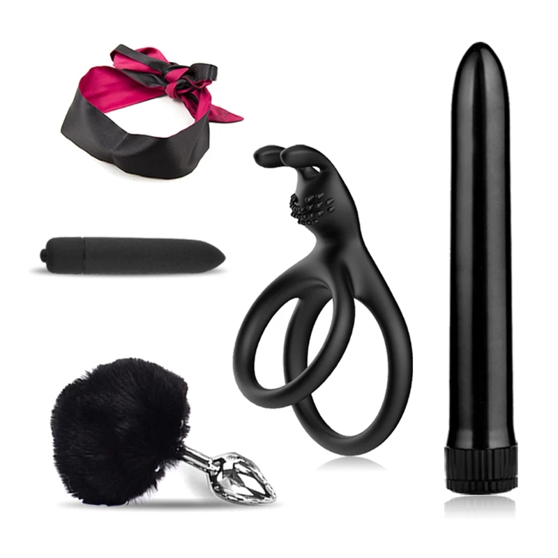 

20RF Slave Fetish Bondage Set BDSM Vibrator for Beginner Adult Cosplay Sex Game