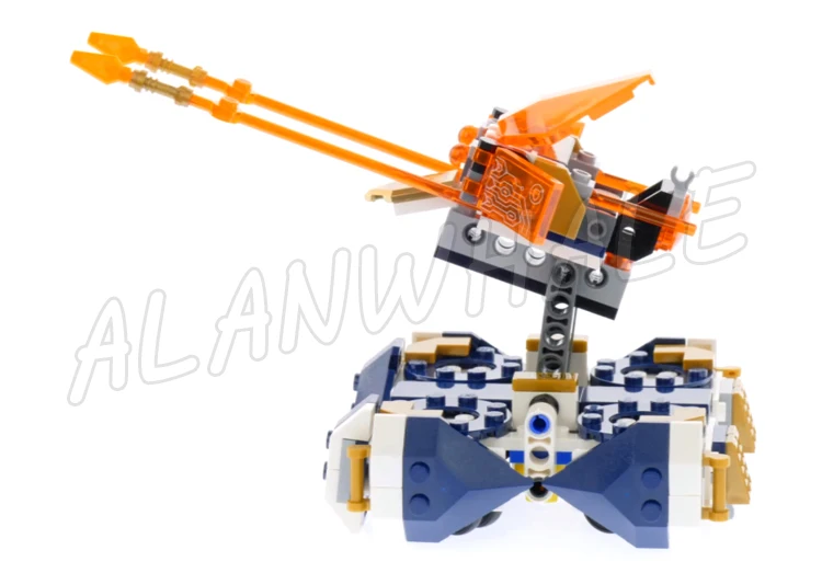 226pcs Nexoes Knights Lance's Hover Jouster Rotating Wheels Jousting Mode 10814 Building Blocks toys Compatible with Model