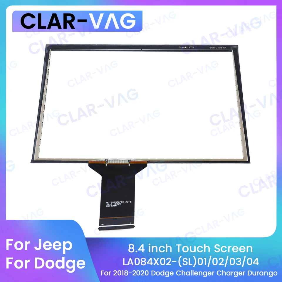 

8.4 Inch LCD Touch Screen Digitizer Radios GPS Navigation LA084X02(SL)(01) For Dodge Challenger Charger Durango for Jeep