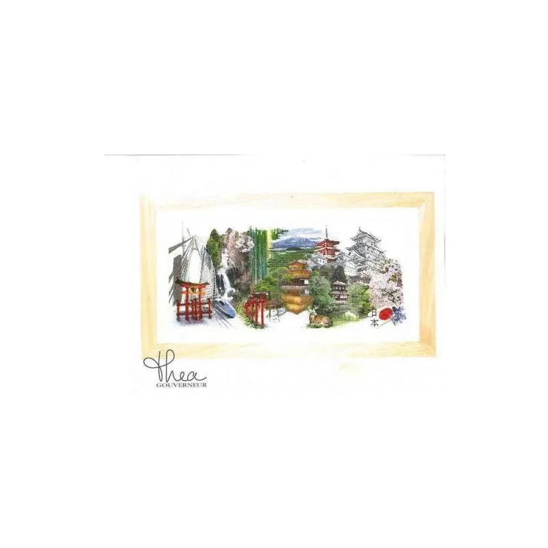 

Counted Cross Stitch Kit, Tokyo Famous City Series, Japan Tg 548, 14, 11, 18, 22, 16, 28, 25CT