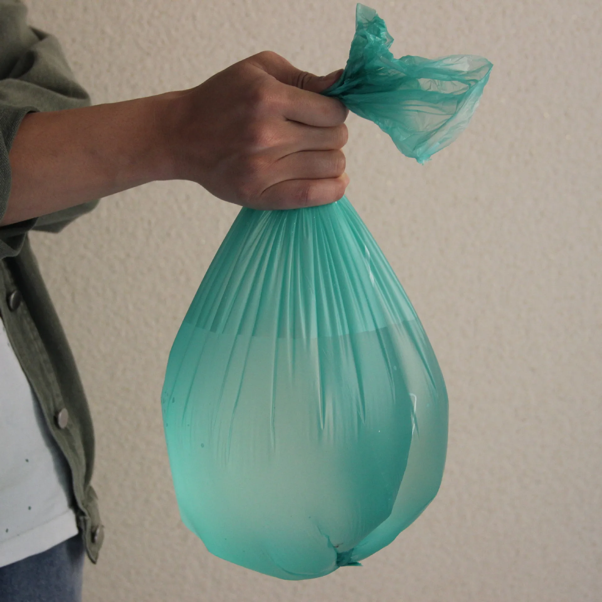 Thickened Degradable Garbage Bags Roll Pack Flat Mouth Household Kitchen Food Waste Sorting Bags
