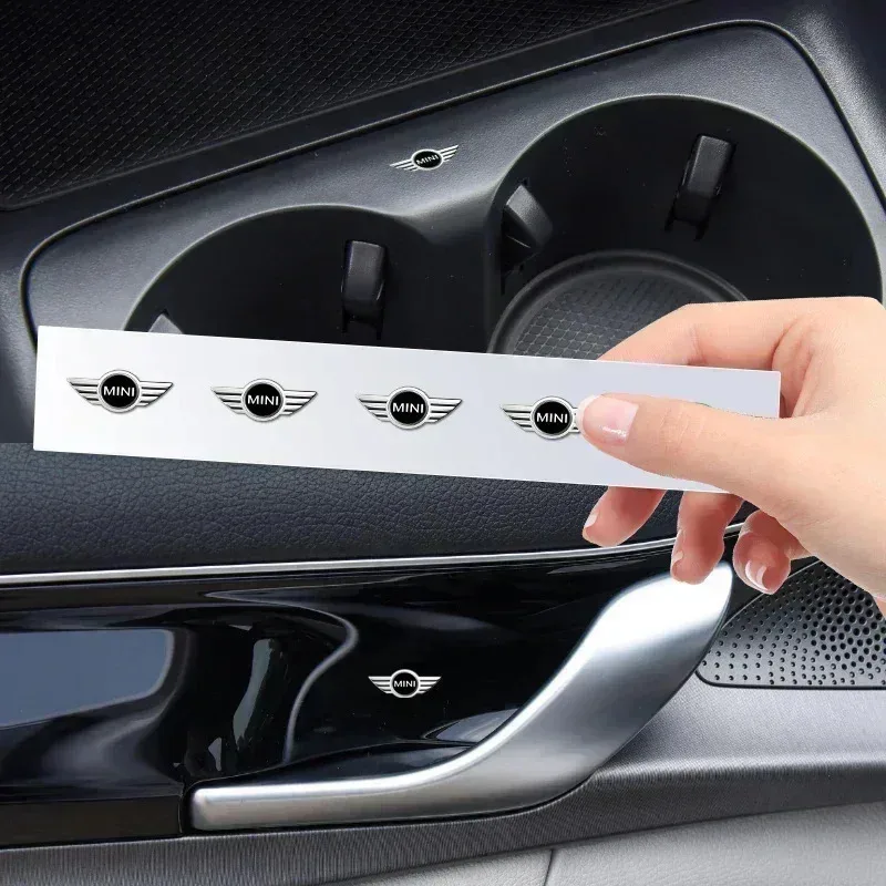 

Car Badges Auto Interior Decor Logo Stickers For BMW MINI Cooper One S Countryman Clubman JCW R50 R55 R56 R60 R61 F55 F56 F57