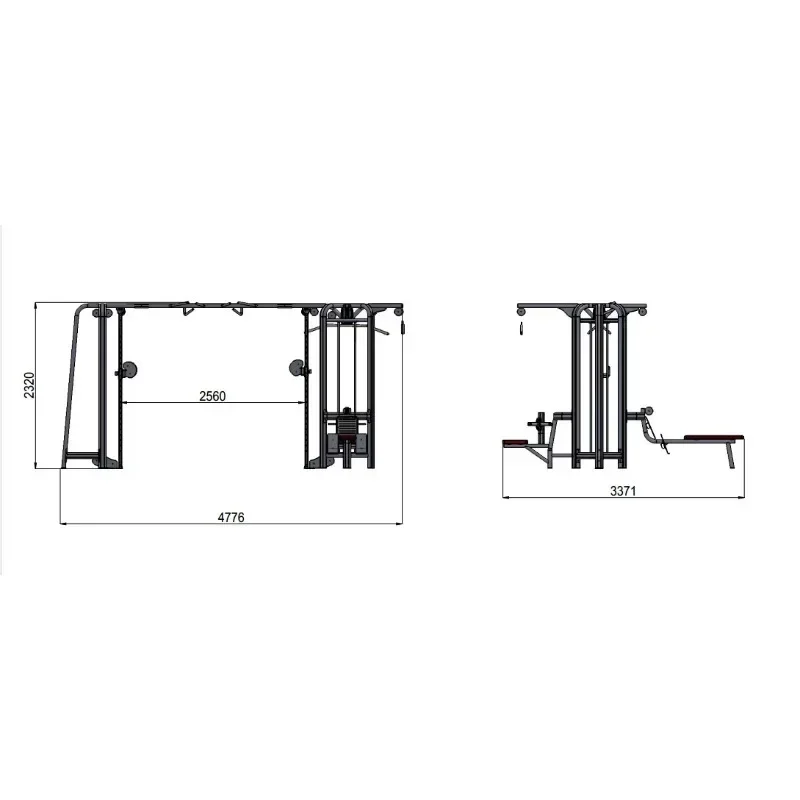 Station Gym Equipment exercise fitness machine