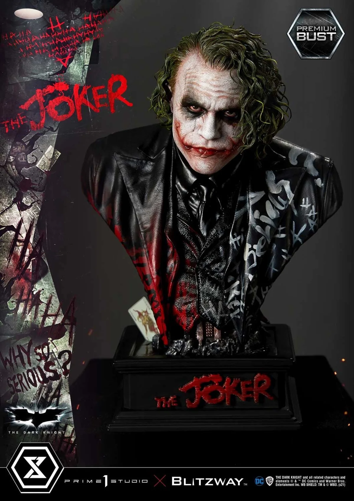 

In Spot Prime 1 Studio X Blitzway Batman Heath Ledger Joker 26cm Bust Birthday Gift