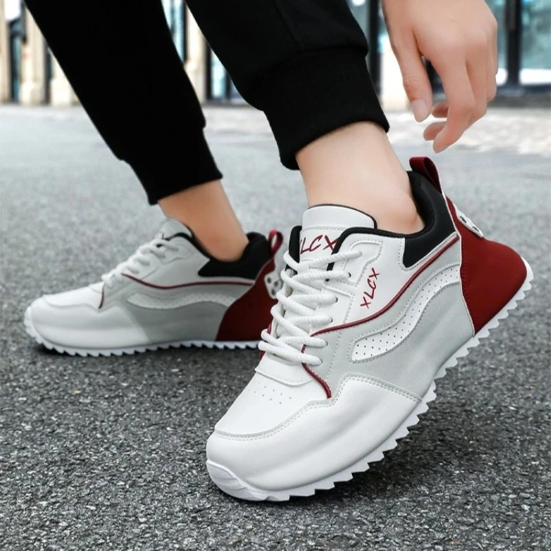 

Мужские повседневные кроссовки на толстой подошве, уличная противоскользящая обувь