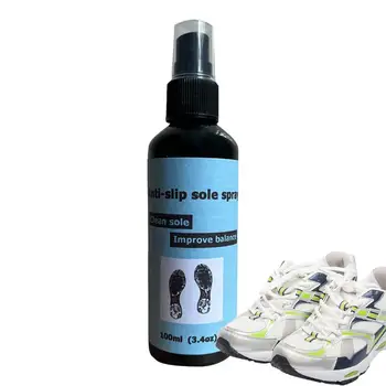 Spray per suola antiscivolo da 100ml Spray per impugnatura per scarpe da basket per scarpe da basket protezione per suola per scarpe migliora la trazione proteggi le suole