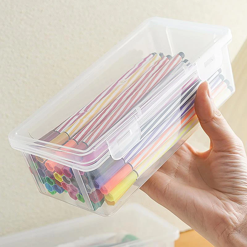 【セール中】鉛筆ケース収納ボックス PP 鉛筆箱多機能文具オーガナイザー学用品オフィス用ペンボックスキットサックペンボックス