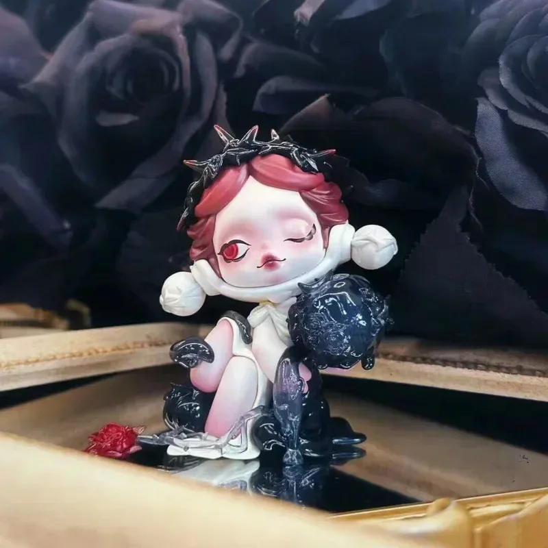 

Sp Elevator Skullpanda Valentine's Day Nana Black Maid Butterfly Miss Cartoon Decor Collection Model Toy Birthday Gift For Kids