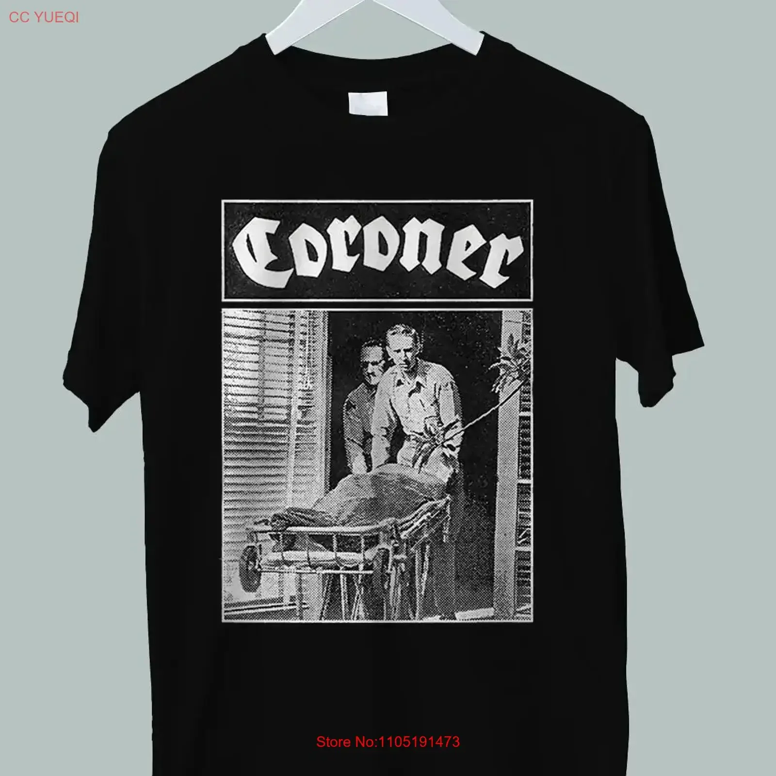 Coroner The Unknown T Shirt S M L XL 2XL 3XL vintage Washed Comfortable graphic fashion Stylish Stretched Versatile Slightly